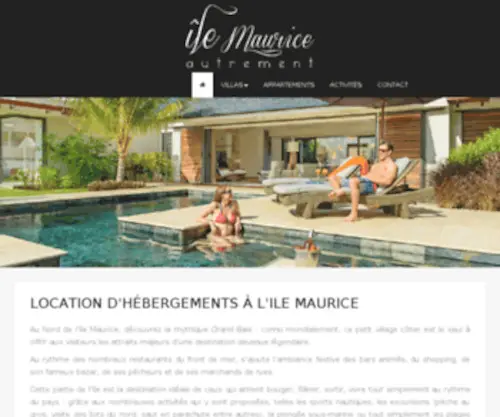 Evaco-Holiday-Resorts.com(Rent luxury and prestigious villas in Mauritius for your holiday) Screenshot