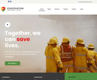 Evacovation.com(Saving lives) Screenshot