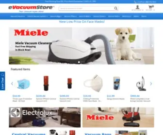 Evacuumstore.com(Vacuum Cleaners) Screenshot
