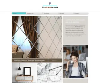 Evaglassdesign.com(Acasa) Screenshot