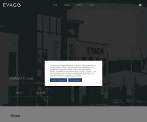 Evago.com(The home of event infrastructure) Screenshot
