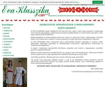 Evaklasszika.ro(Éva Klasszika) Screenshot