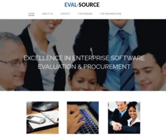 Eval-Source.com(Eval-Source, Excellence in Software Evaluation) Screenshot