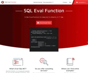 Eval-SQL.net(SQL Eval Function) Screenshot