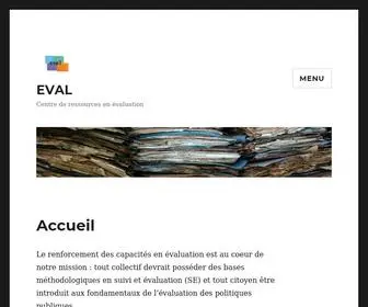 Eval.fr(Centre de ressources en évaluation) Screenshot