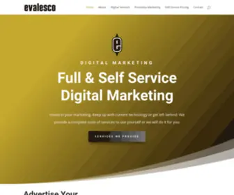 Evalesco-INC.com(Small Business Web Marketing) Screenshot