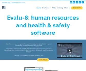 Evalu-8.com(Online HR Software) Screenshot