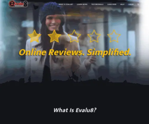 Evalu8.net(Online Reviews) Screenshot