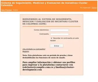 Evaluacionclusters.com.co(Sitio Principal) Screenshot