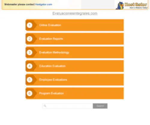 Evaluacionesintegrales.com(Evaluacionesintegrales) Screenshot