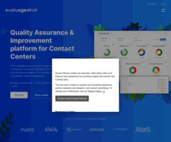 Evaluagent.com(Call Center QA Software) Screenshot
