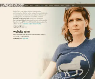 Evalynparry.com(Evalyn Parry) Screenshot