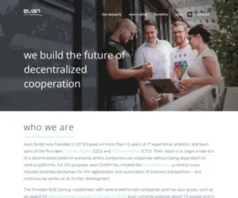 Evan.team(We build the future of decentralized cooperation) Screenshot