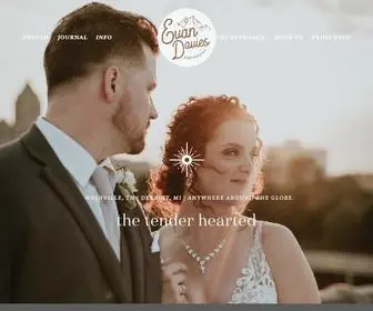 Evandaviesphoto.com(Nashville + Michigan Based Wedding Photographer. Emotional Storyteller) Screenshot