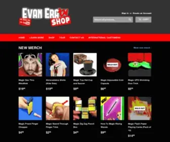 Evaneratv.com(The EvanEraTV Laugh@Life Shop) Screenshot