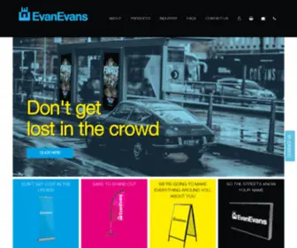 Evanevans.com.au(Evan Evans Signage Melbourne) Screenshot