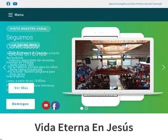 Evangelica.cl(Iglesia Evangélica de Dios Pentecostal de Conchalí) Screenshot