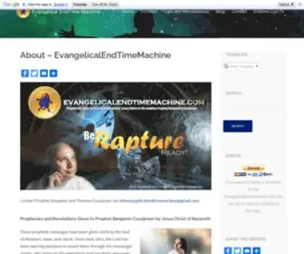 Evangelicalendtimemachine.com(Evangelical Endtimemachine) Screenshot