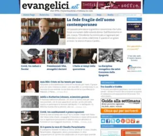 Evangelici.net(L'informazione cristiana online) Screenshot