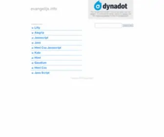 Evangelijs.info(Evangelijs info) Screenshot