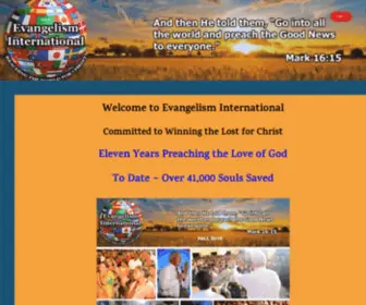 Evangelisminternational.us(Evangelism International) Screenshot