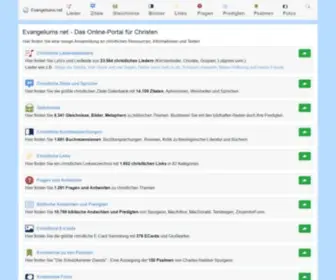 Evangeliums.net(Das Online) Screenshot