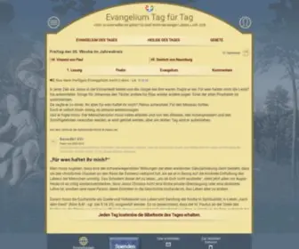 Evangeliumtagfuertag.org(EVANGELIUM) Screenshot