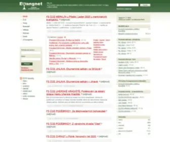 Evangnet.cz(Evangnet) Screenshot