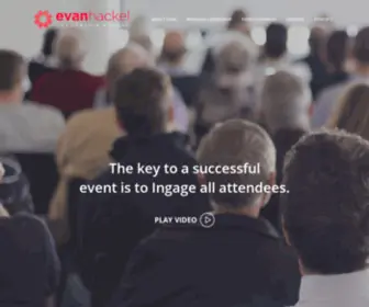Evanhackelspeaks.com(Evan Hackel) Screenshot