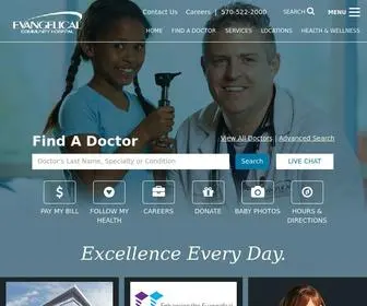 Evanhospital.com(Excellence Every Day) Screenshot