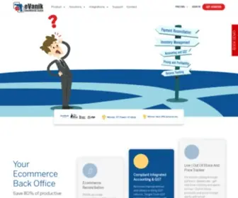 Evanik.com(Cloud Based E) Screenshot