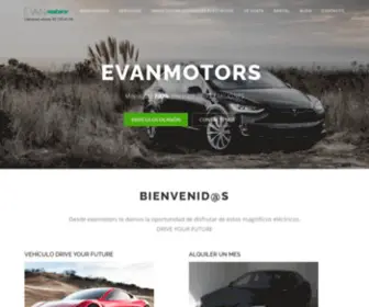 Evanmotors.com(Vehículos eléctricos en Barcelona) Screenshot