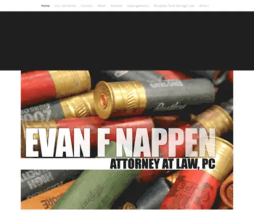 Evannappen.com(New Jersey's Gun Law Attorney) Screenshot