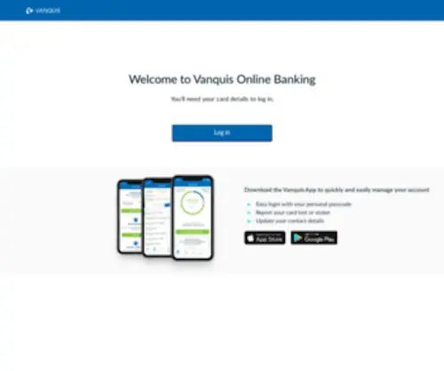 Evanquis.co.uk(Vanquis Online Banking) Screenshot