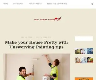 Evansbrospainting.com(Quality Painting Satisfaction) Screenshot