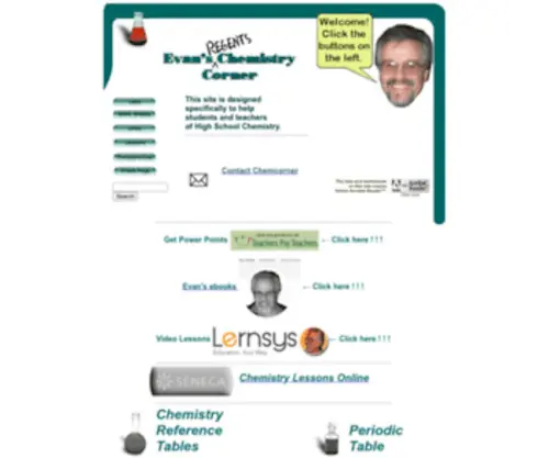 Evanschemistrycorner.com(Evan's Regents Chemistry Corner) Screenshot