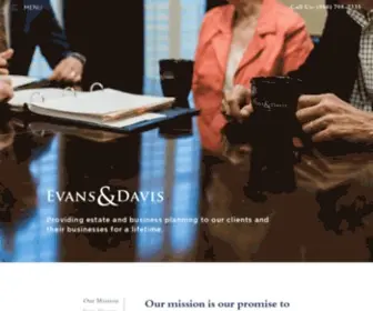 Evansdavis.com(Evans & Davis) Screenshot