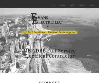 Evanselec.com(Evans Electric) Screenshot