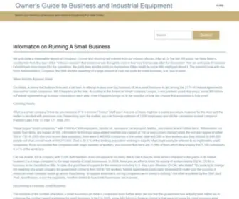 Evanselectricalequipment.com(Owner&#039;s Guide to Business and Industrial Equipment) Screenshot