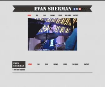 Evanshermanmusic.com(Evan Sherman) Screenshot