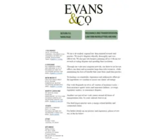 Evanslawfirm.com(Evanslawfirm) Screenshot