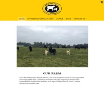 Evansmillcattleco.com(Evans Mill Cattle Company) Screenshot