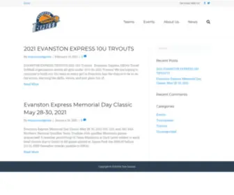 Evanstonexpress.com(All about the Express girls softball team from Evanston) Screenshot