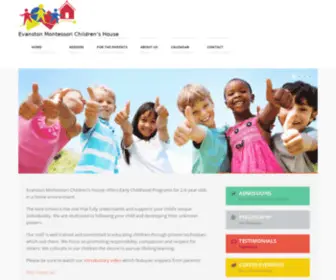 Evanstonmontessori.com(Evanston Montessori Children's House) Screenshot