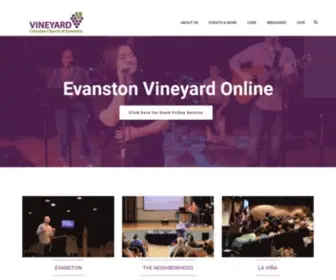 Evanstonvineyard.org(Vineyard) Screenshot