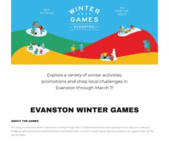 Evanstonwintergames.com(Evanston Winter Games) Screenshot