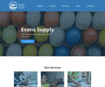 Evansupply.com(Evans Supply) Screenshot