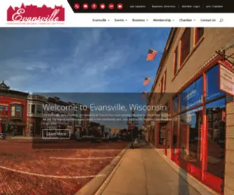Evansvillechamber.org(Evansville Area Chamber of Commerce & Tourism) Screenshot