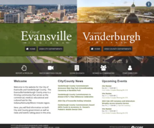 Evansvillegov.org(Evansvillegov) Screenshot