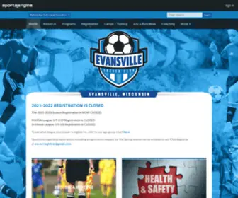 Evansvillesoccer.org(Evansville Soccer Club) Screenshot